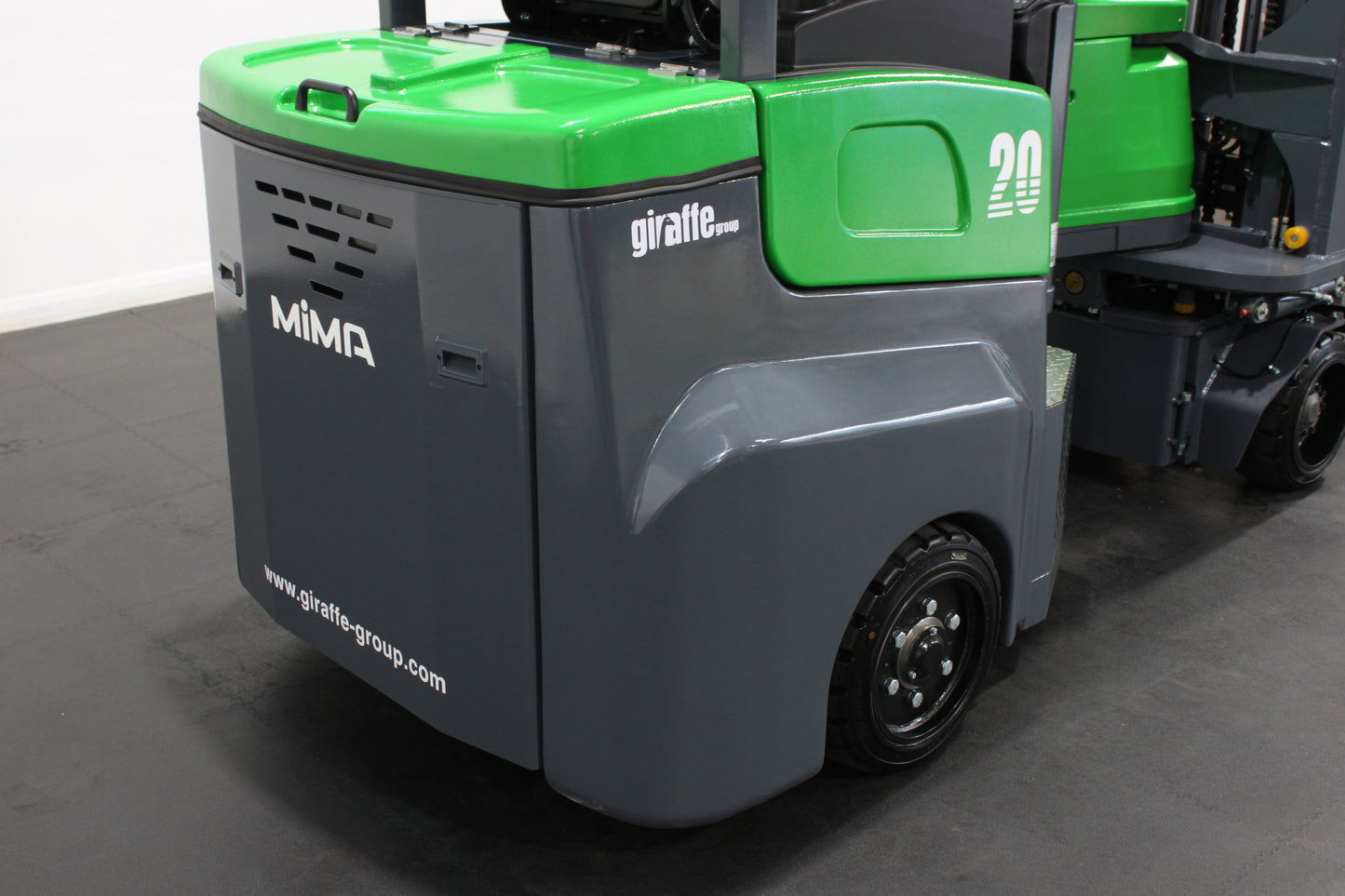Mima mj20 electric articulated forklift | 2t capacity, vna, lithium battery