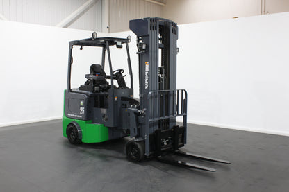 Mima mj25 2.5t articulated forklift | 4-stage mast, lithium, container-ready