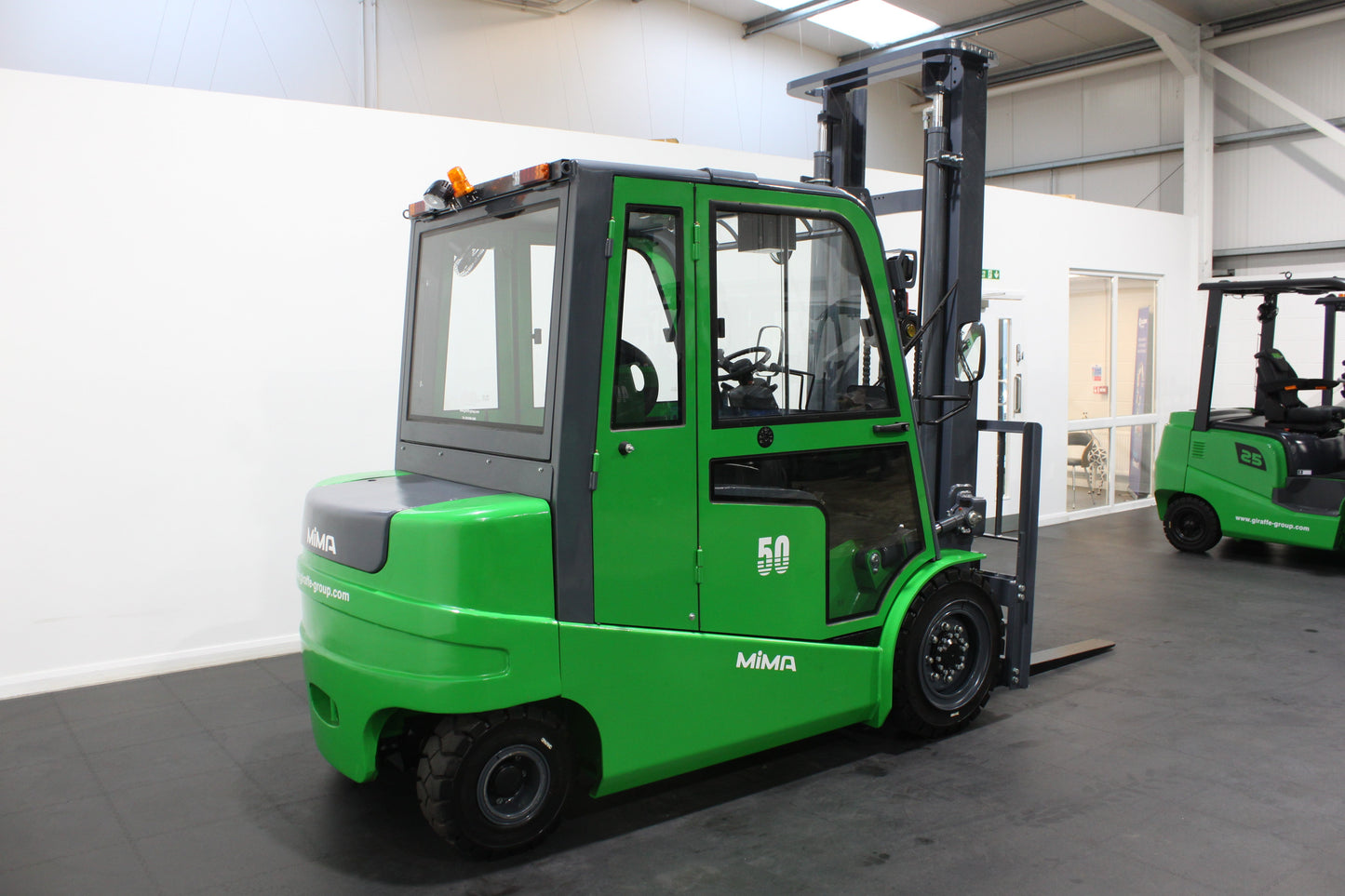 Mima mk50 full cab lithium counter balance forklift