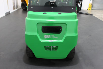 giraffe GBL25- Full Cab Lithium Electric Counterbalance Giraffe Green 115v/174Ah Lithium Powered Unit