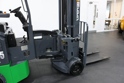 Mima mj25 2.5t articulated forklift | 4-stage mast, lithium, container-ready