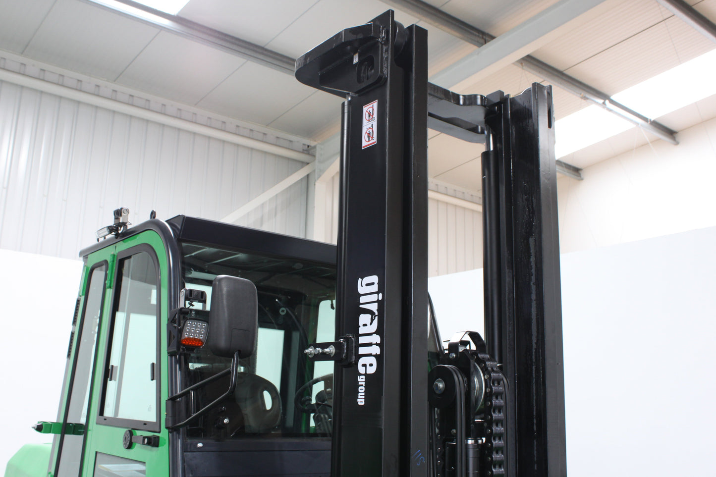 giraffe FD70 Premium Plus Advanced Pedestrian Safety | Full Cab Diesel Counterbalance | 4-Wheel Forklift