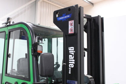 giraffe GBL30 Premium Plus Advanced Pedestrian Safety Full Cab 3.0T | Full Cab Diesel Counterbalance | 4-Wheel Forklift