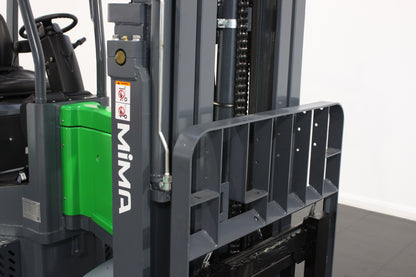 Mima mj20 electric articulated forklift | 2t capacity, vna, lithium battery