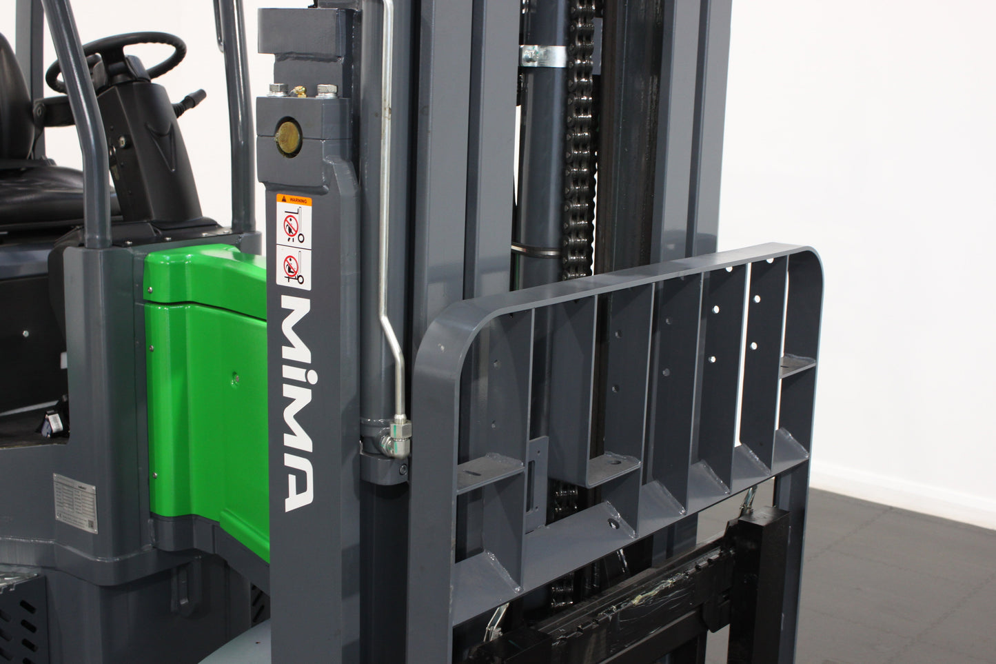Mima mj20 electric articulated forklift | 2t capacity, vna, lithium battery