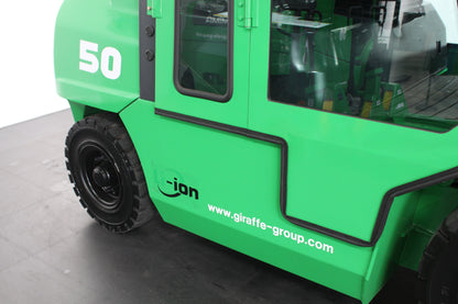 giraffe GBL50 Premium Plus Advanced Pedestrian Safety | Full Cab Lithium Electric Counterbalance  | 4-Wheel Forklift