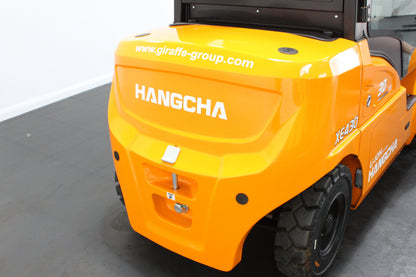 Hangcha XE430T 3.0T | Full Cab Lithium Counterbalance | 4-Wheel Forklift
