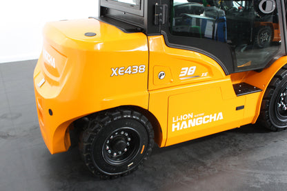Hangcha XE435T 3.5T | Full Cab Lithium Counterbalance | 4-Wheel Forklift