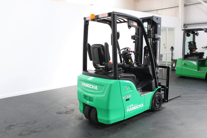 Hangcha XC318 1.8T | Half Cab Lithium Counterbalance | 3-Wheel Forklift