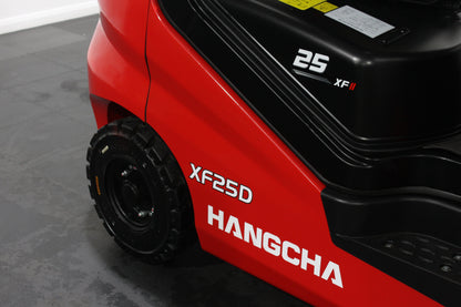 Hangcha XF2-25D 2.5T | Half Cab Diesel Counterbalance | 4-Wheel Forklift