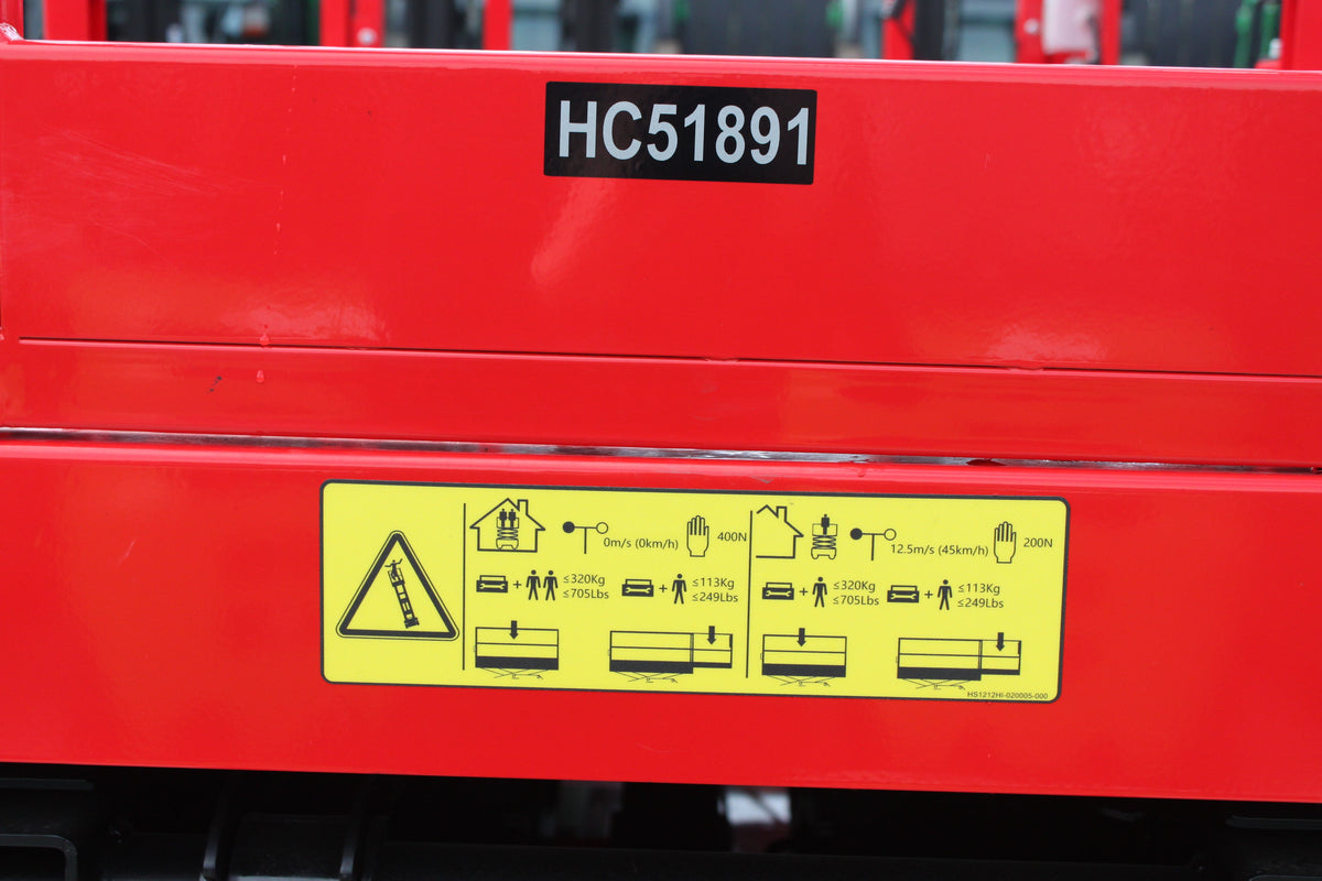 Hangcha 12m Electric Scissor Lift – 320kg Capacity