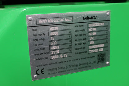 Mima MQC40 - Multidirectional Full cab 6.5M