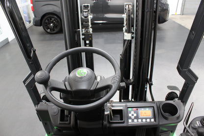 CESAB B420 2T Electric Forklift with Drive-In Racking Guard | 48V Battery