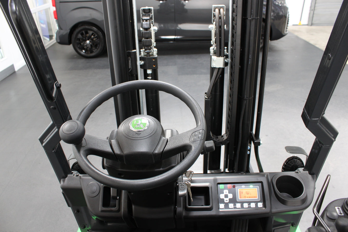 CESAB B420 2T Electric Forklift with Drive-In Racking Guard | 48V Battery