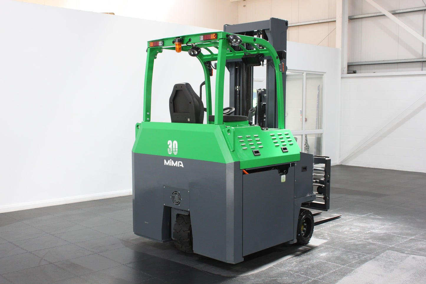 Mima 1mqk30 multi-directional electric forklift | 3t, triplex mast, lithium