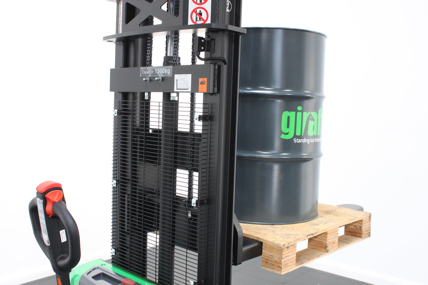 giraffe GES15M-30 Electric Pallet Stacker – 1,500kg Capacity | Lithium-Ion Electric