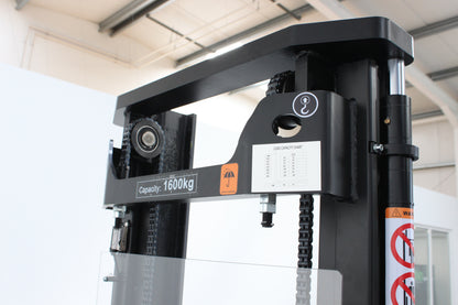 giraffe GES16P-30  Stand-on Powered Stacker – 1,600kg Capacity | Lithium-Ion Electric