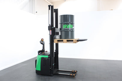 giraffe GES16P-30  Stand-on Powered Stacker – 1,600kg Capacity | Lithium-Ion Electric