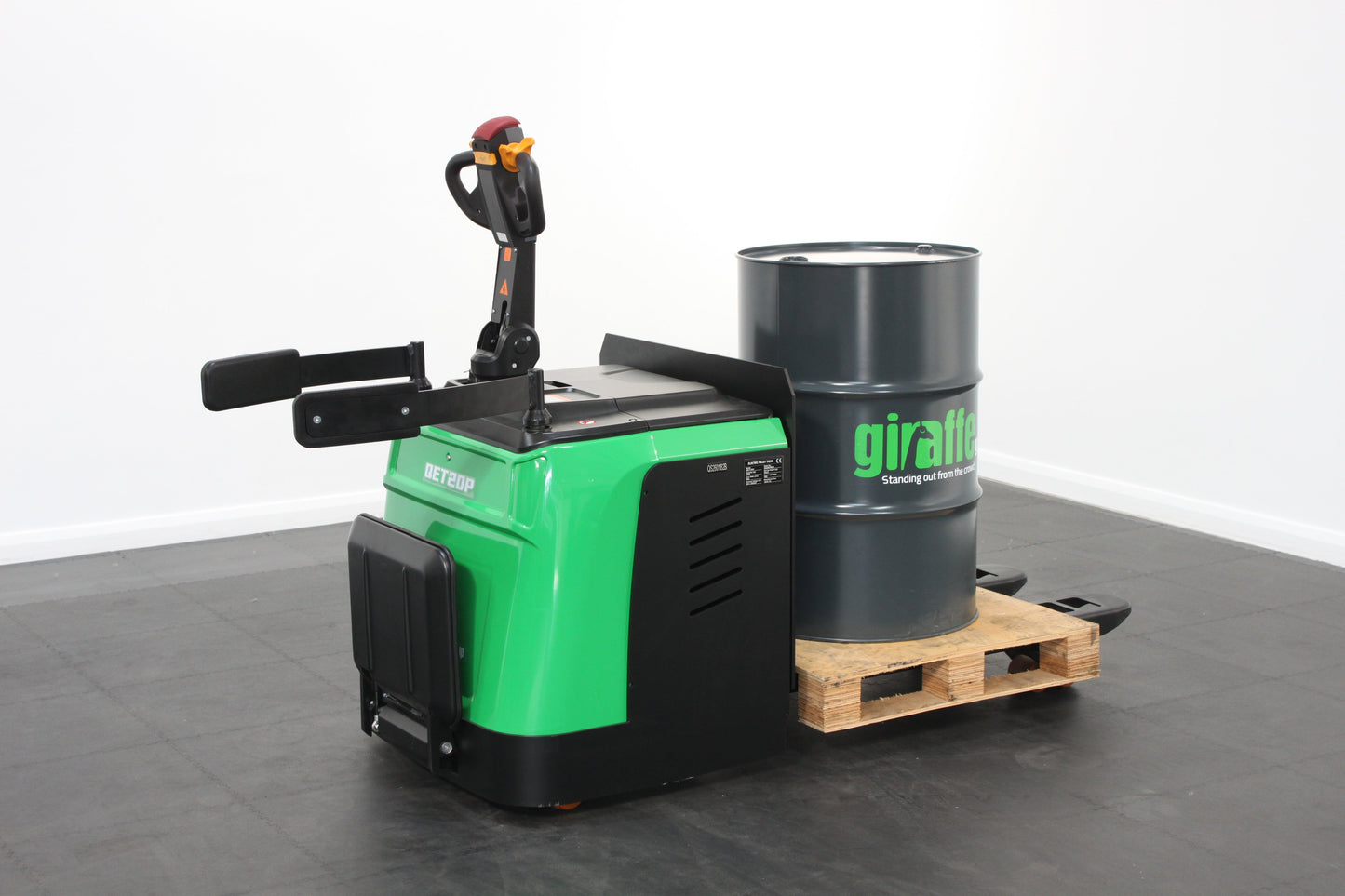 giraffe GET20P Stand-on Pallet truck– 2,000kg Capacity | Lithium-Ion Electric