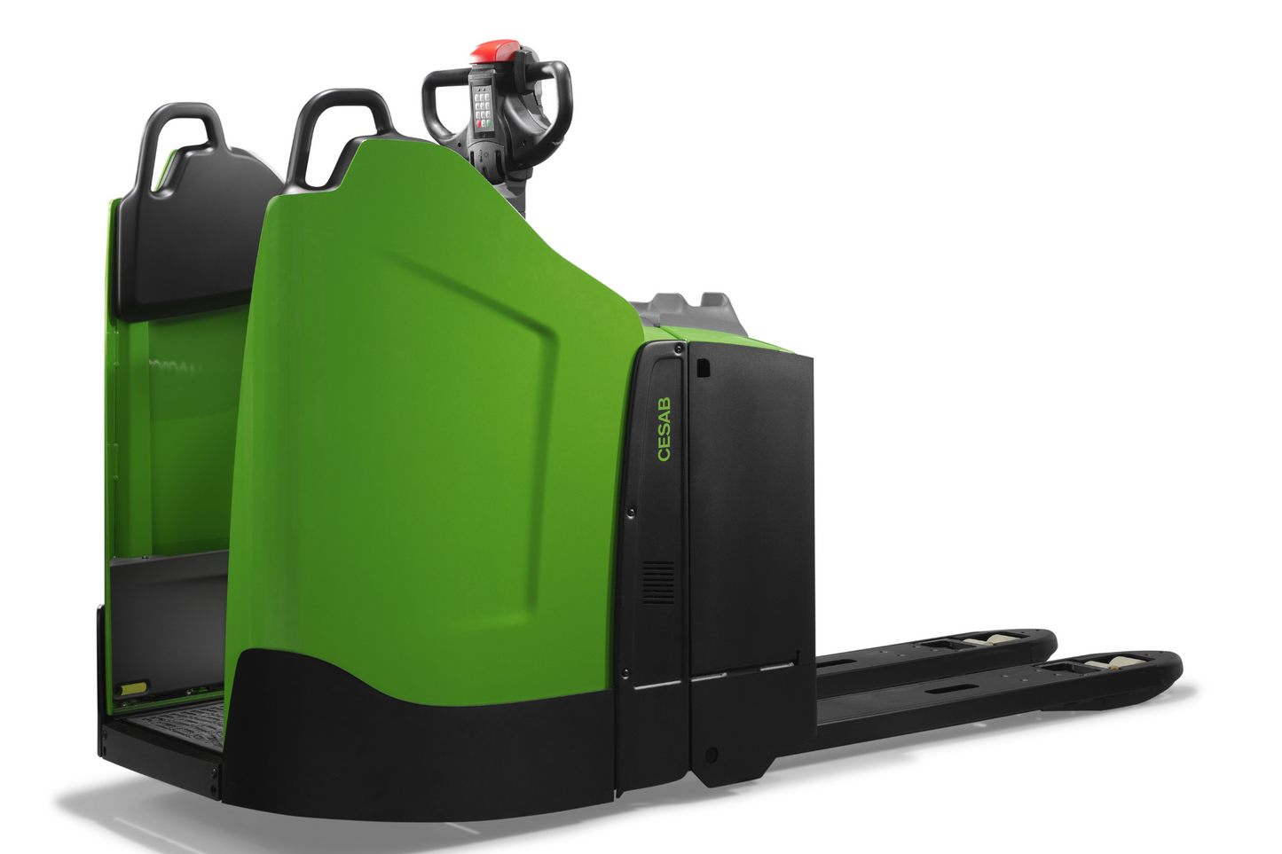 CESAB P300 Platform Powered Pallet Truck – 2000kg to 2200kg Capacity | High-Speed Electric Pallet Truck for Intensive Applications