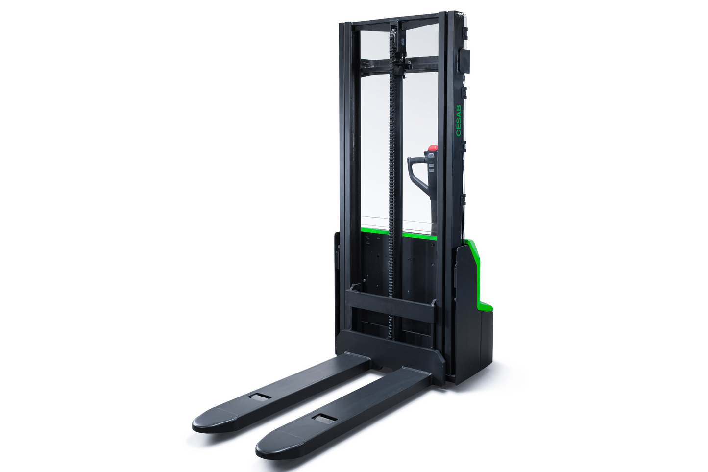 CESAB S010i Compact Powered Stacker – 1000kg Capacity | Lithium-Ion Electric Stacker for Basic Warehouse Applications