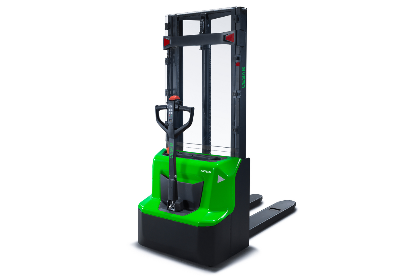 CESAB S010i Compact Powered Stacker – 1000kg Capacity | Lithium-Ion Electric Stacker for Basic Warehouse Applications