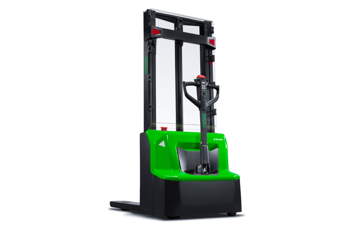 CESAB S010i Compact Powered Stacker – 1000kg Capacity | Lithium-Ion Electric Stacker for Basic Warehouse Applications