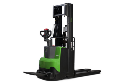 CESAB S200 Platform Powered Stacker – 800kg to 2000kg Capacity | Ride-On Electric Stacker for Medium-Intensity Warehouse Operations