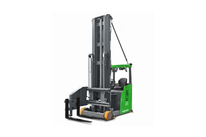 Mima mca seated 3 way pallet stacker lithium pallet stacker
