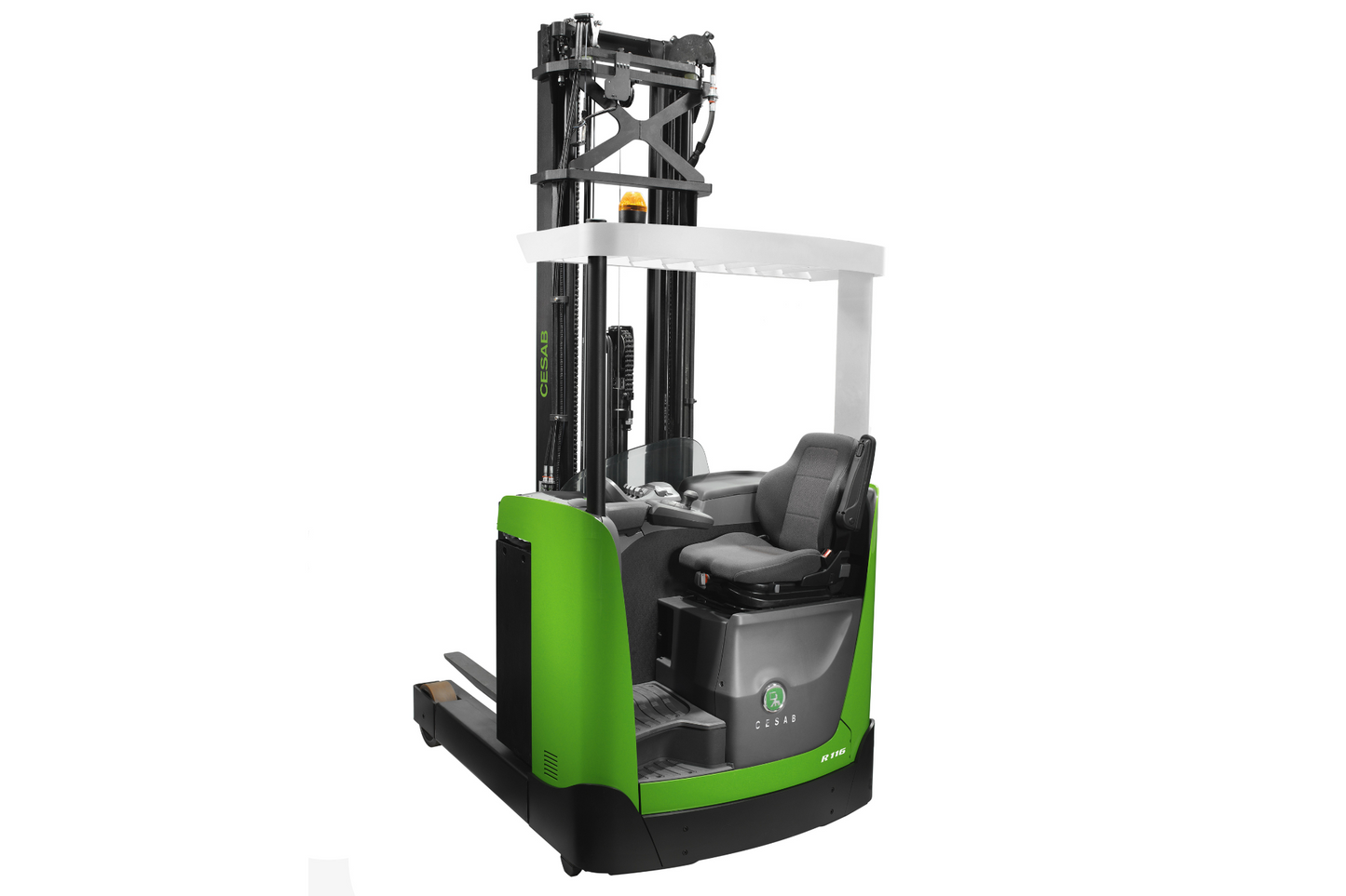 CESAB R100 Electric Reach Truck – 1200kg to 1600kg Capacity | Compact Lithium Ion Electric Reach Truck for Efficient Warehouse Operations