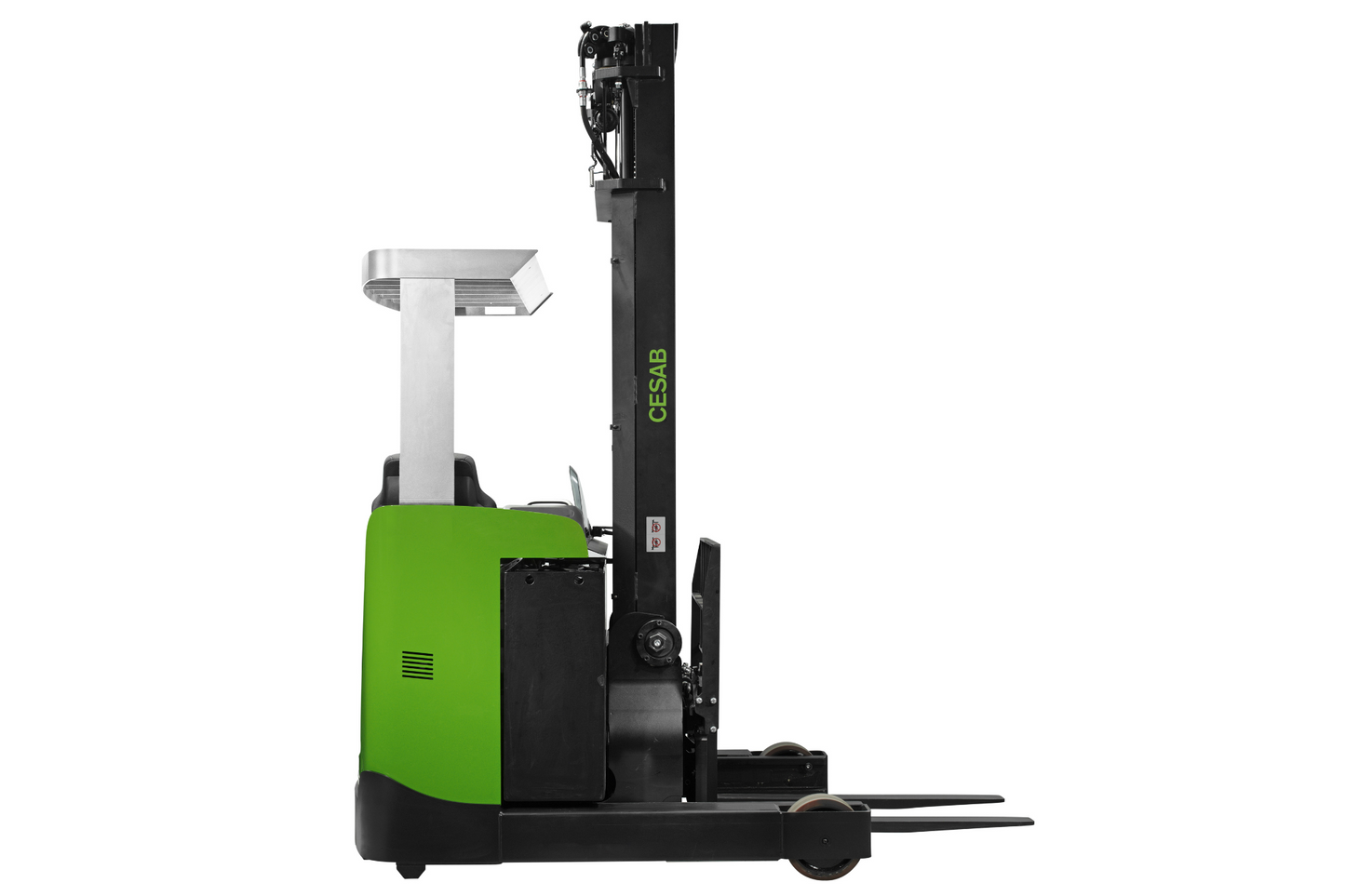 CESAB R100 Electric Reach Truck – 1200kg to 1600kg Capacity | Compact Lithium Ion Electric Reach Truck for Efficient Warehouse Operations