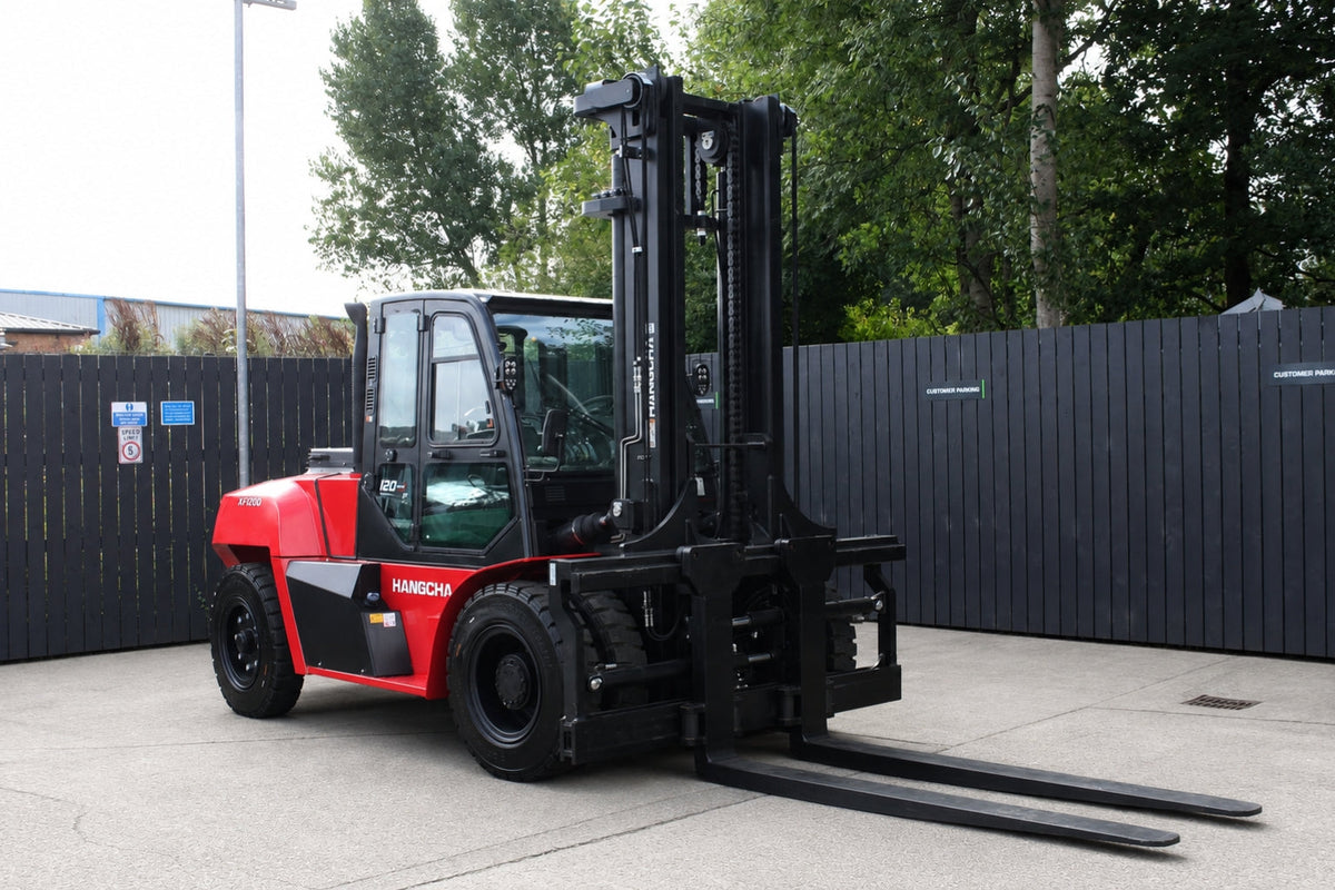 Hangcha XF120D 12T | Full Cab Diesel Counterbalance | 4-Wheel Forklift