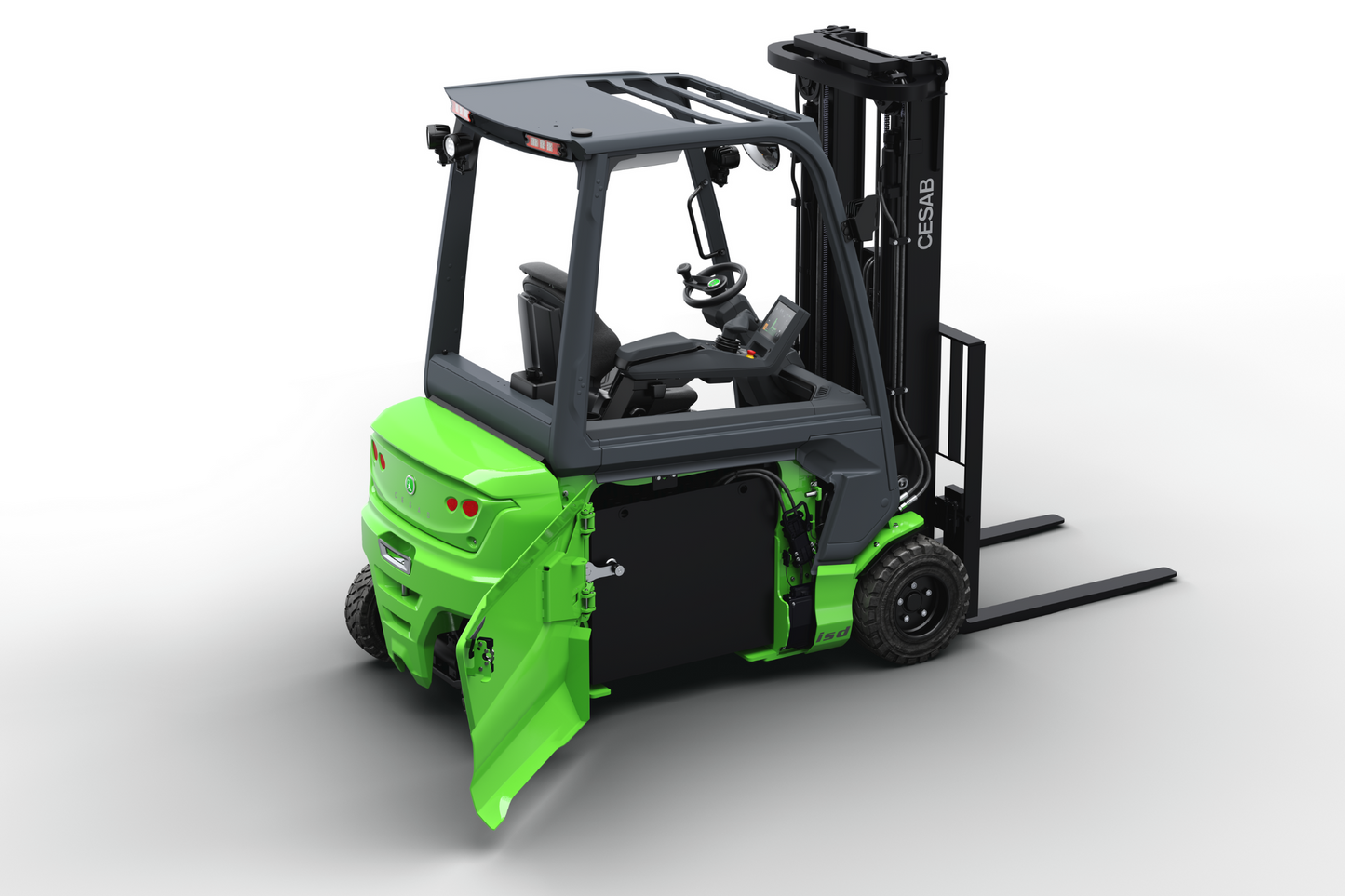 CESAB B400 4-Wheel Electric Counterbalance Forklift – 1600kg to 2000kg Capacity | High-Stability Electric Forklift for Warehouses